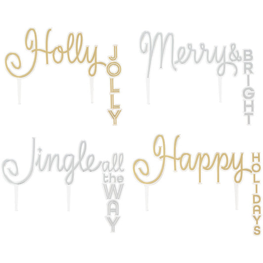 Holly Jolly Assortment Vertical Layon 4ct