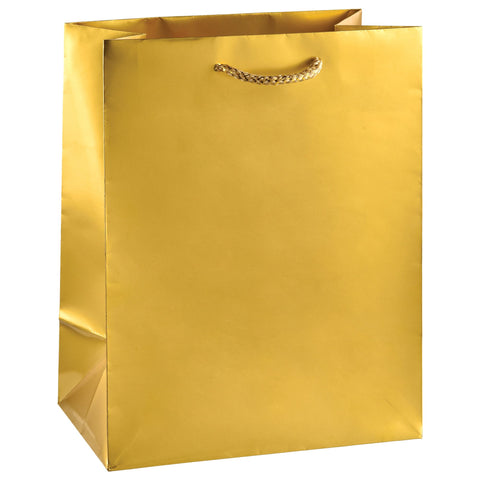 Matte Gold Gift Bag, 1ct
