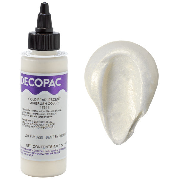 DecoPac Gold Pearlescent Shimmer Premium Airbrush Color