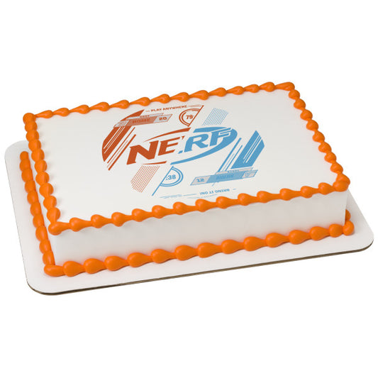 NERF Bring It On! Edible Cake Topper Image