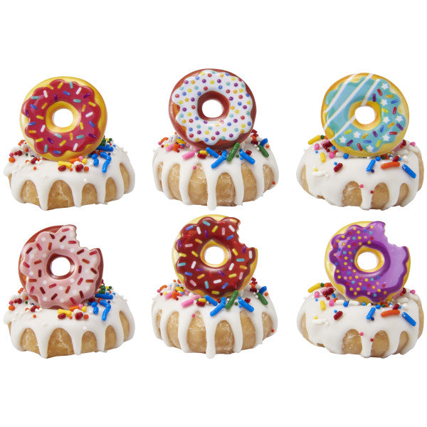 Donut Cupcake Rings 12ct