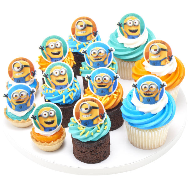 Despicable Me Minions Cupcake Rings 12ct
