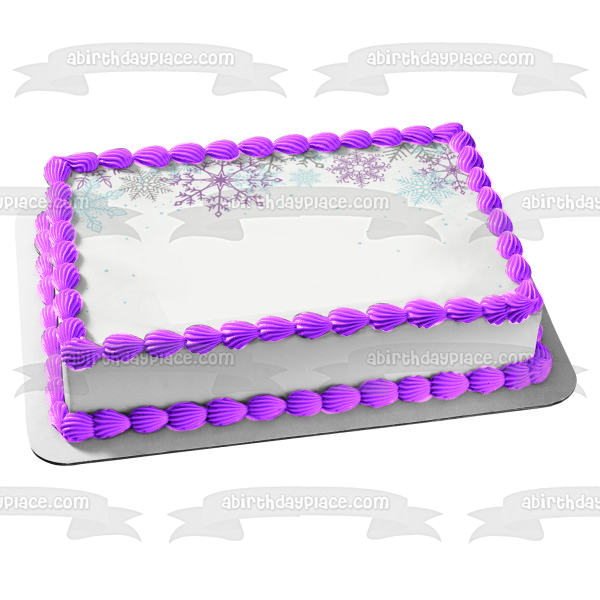 Winter One-derland Edible Cake Topper Image ABPID57755