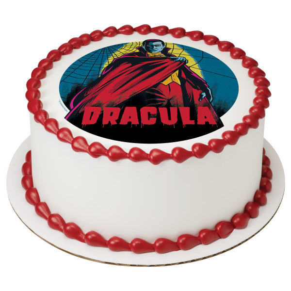 Universal Monsters Dracula Edible Cake Topper Image