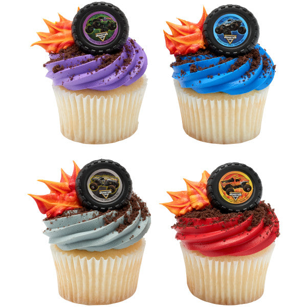 Monster Jam® Car Crushing Cupcake Rings