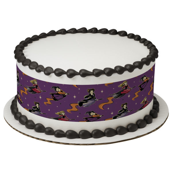 Disney Hocus Pocus Come, We Fly! Edible Cake Topper Image Strips