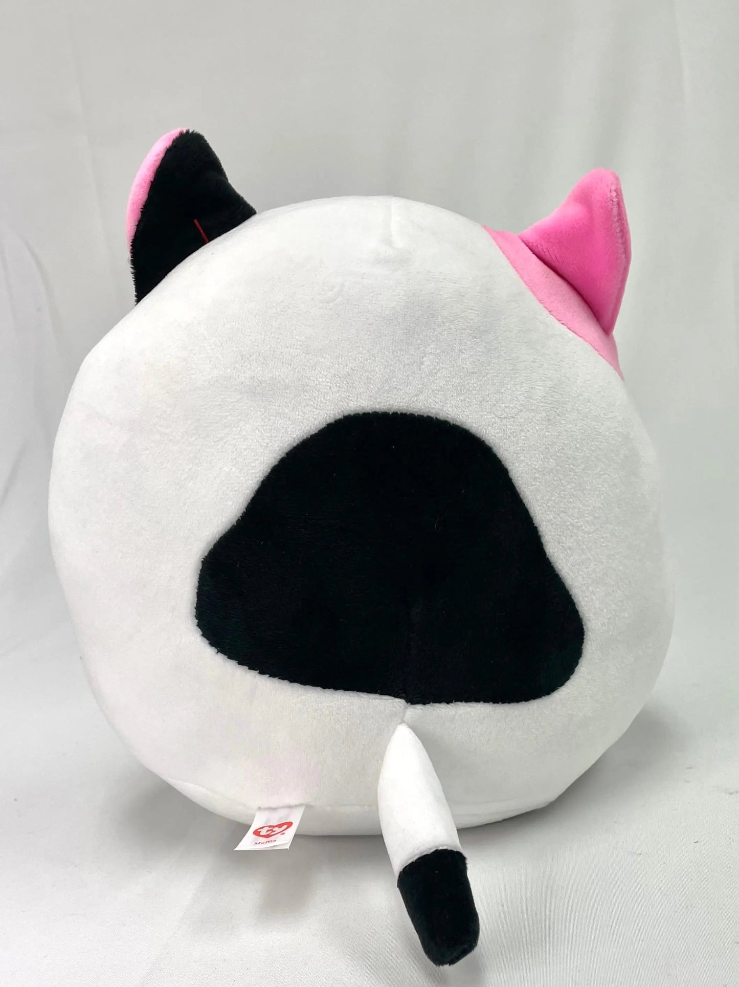 Muffin Plush TY 10" Pink & White Stuffed Cat