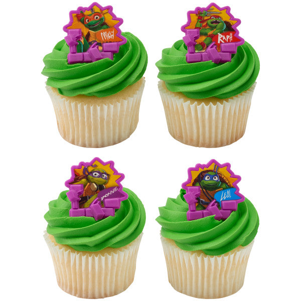 Teenage Mutant Ninja Turtles Turtle Power Cupcake Rings