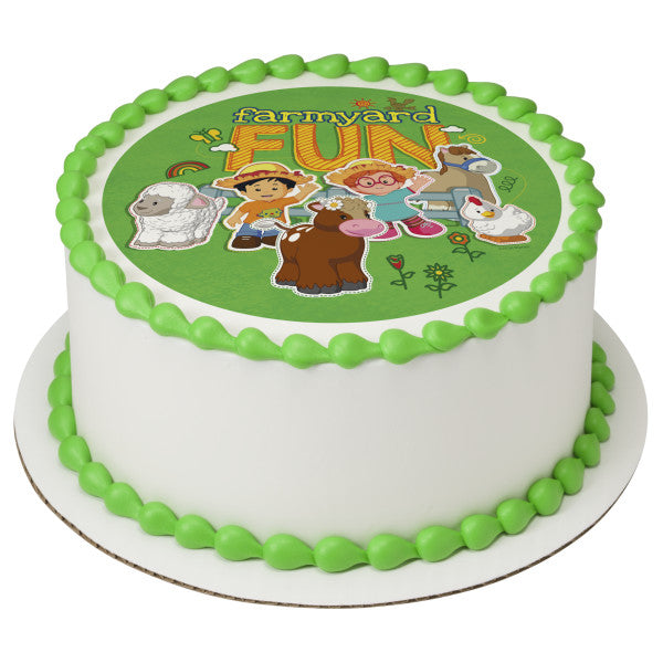 Fisher-Price™ Little People™ Farmyard Fun  Edible Cake Topper Image