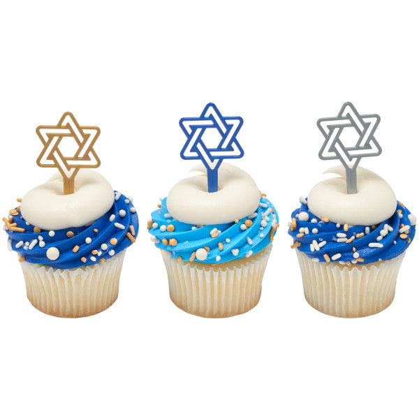 Star of David Hanukkah DecoPics®  12ct