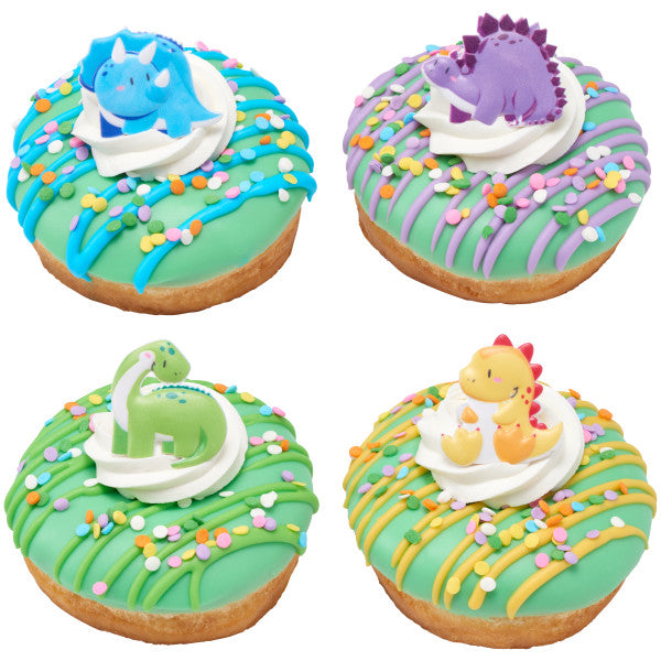 Cutsie  Dinosaurs Cupcake Rings