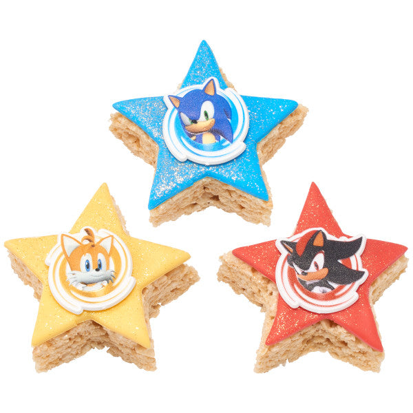Sonic, Tails, and Shadow Cupcake Rings