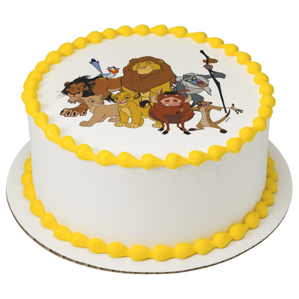 The Lion King Edible Cake Topper Image
