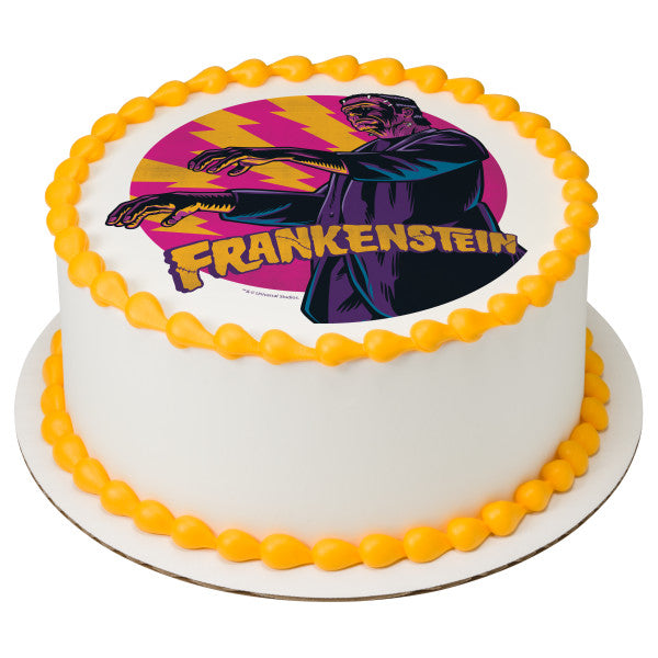 Universal Monsters Frankenstein Edible Cake Topper Image