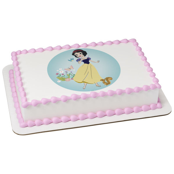 Snow White Edible Cake Topper Image