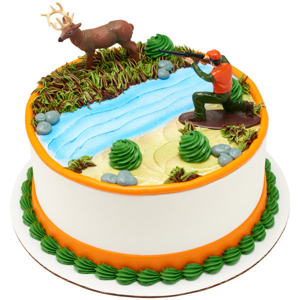 Deer Hunting DecoSet and Edible Cake Topper Image Background