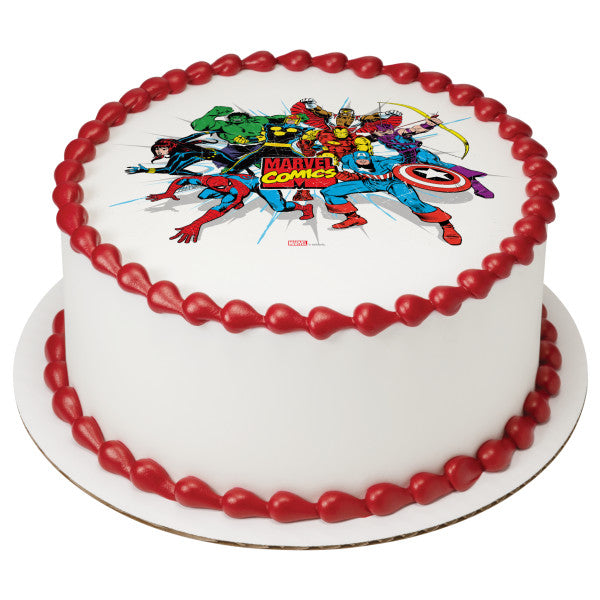 MARVEL Comics Originals Unite Edible Cake Topper Image