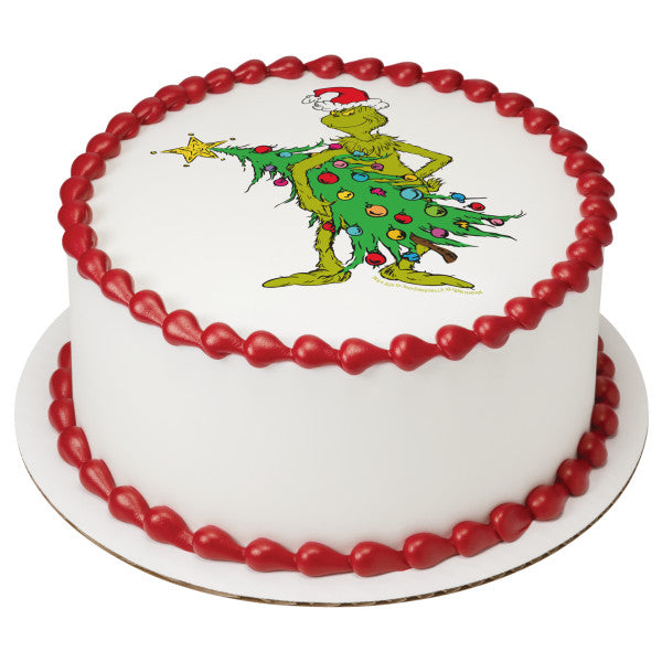How the Grinch Stole Christmas Edible Cake Topper Image