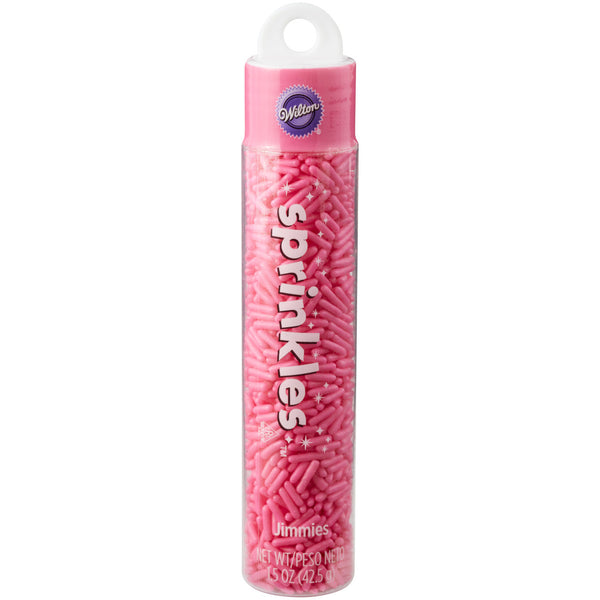 Pink Jimmies Sprinkle Tube, 1.5 oz.
