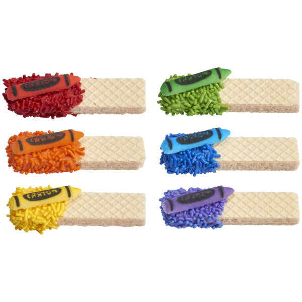 Crayons Assortment Dec-Ons® Decorations 12ct