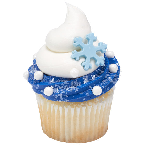 Shimmer White Sugar Candy Decorations