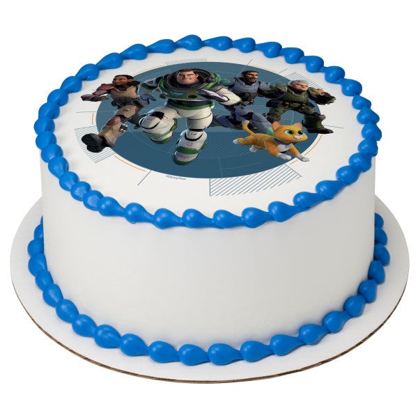 Lightyear On a Mission Edible Cake Topper image