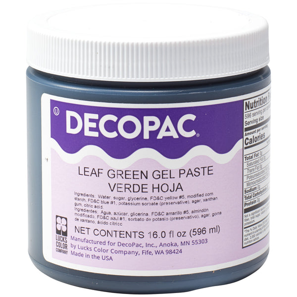 DecoPac Leaf Green Premium Paste Color