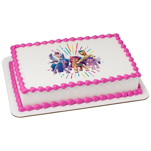 My Little Pony™ Besties  Edible Cake Topper Image