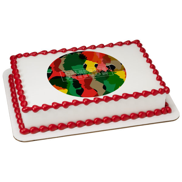 Celebrate Freedom Edible Cake Topper Image
