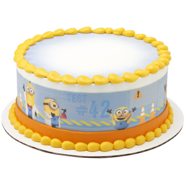 Despicable Me™ Minions Testing 123  Edible Cake Topper Image Strips 3ct