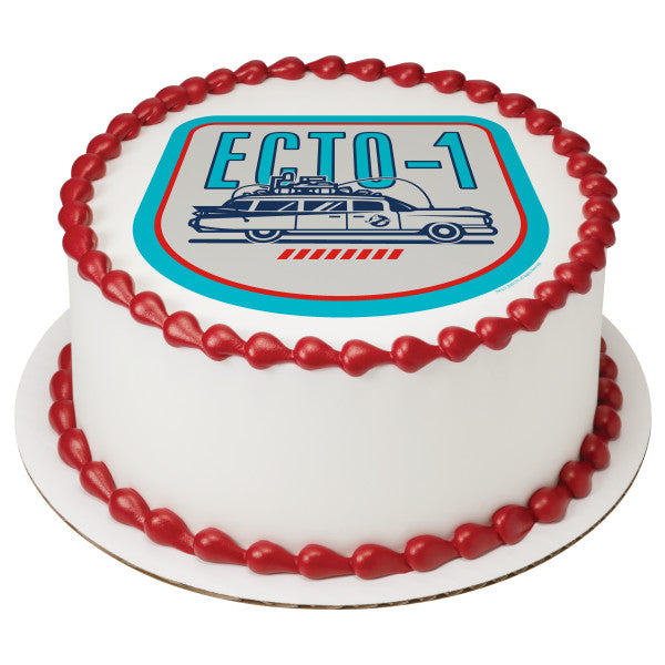 Ghostbusters Ecto-1 Edible Cake Topper Image