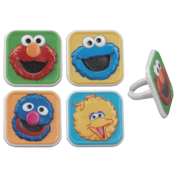Sesame Street® Bright & Fun Cupcake Rings 12ct