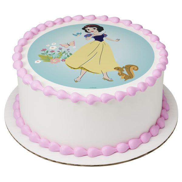 Snow White Edible Cake Topper Image