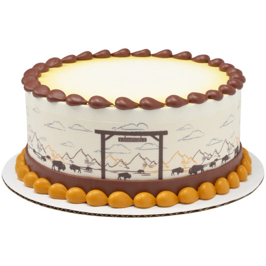 Yellowstone Edible Cake Topper Image Strips 3ct