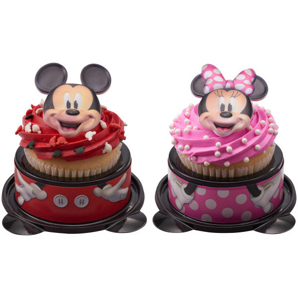 Mickey Mouse and Minnie Mouse Cupcake Dome