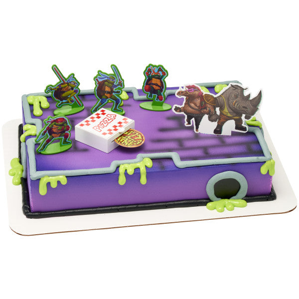 Teenage Mutant Ninja Turtles Pizza Power! DecoSet and Edible Cake Topper Image Background