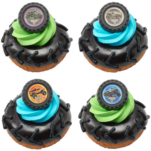 Monster Jam® Car Crushing Cupcake Rings
