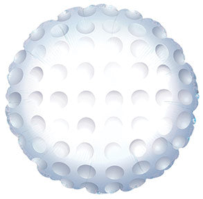 Golf Ball 18" Round Foil Balloon, 1ct