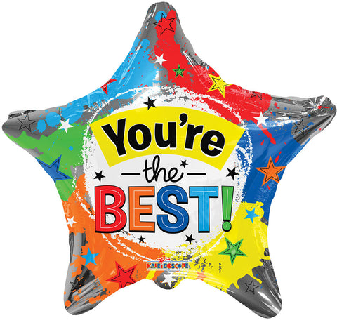 You're The Best 18" Star Foil Balloon, 1ct