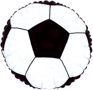 Soccer Ball 18" Round Foil Balloon, 1ct