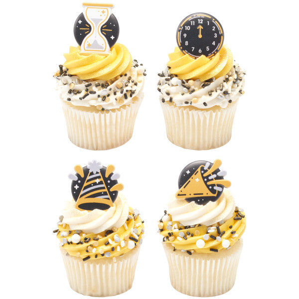 Countdown to the New Year Cupcake Rings 12ct