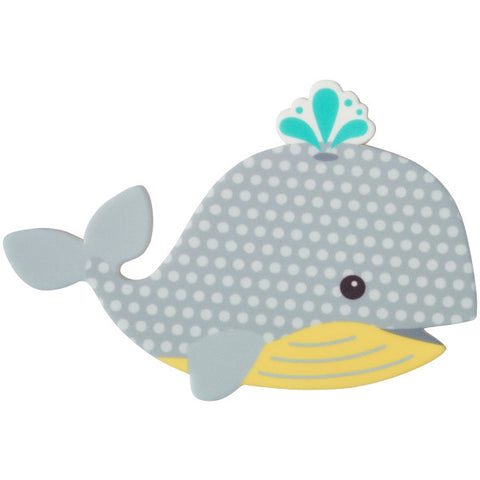 Large Grey Baby Whale Sweet Decor Edible Decoration
