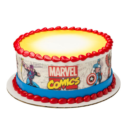 MARVEL Comics Comic Pages Edible Cake Topper Image Strips