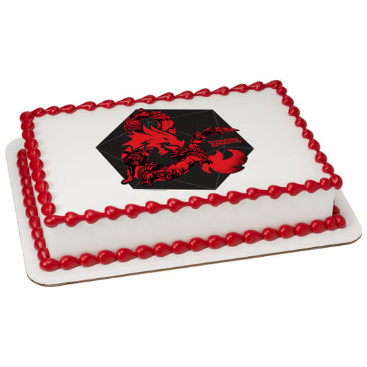 Dungeons & Dragons Endless Adventures Edible Cake Topper Image