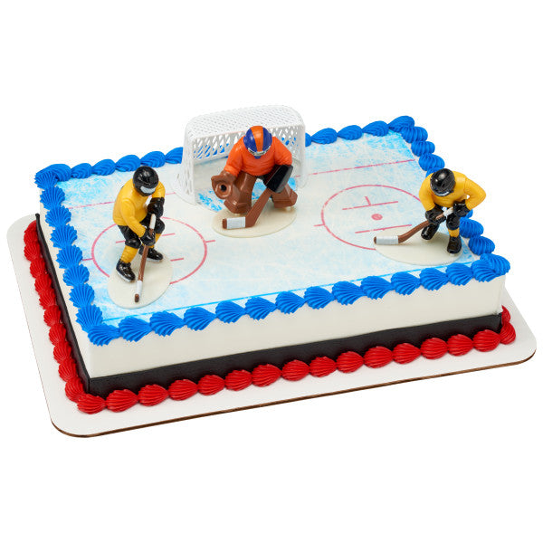 Hockey Face-Off DecoSet and Edible Image Background