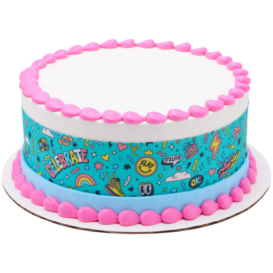 That Girl Lay Lay Radiate Edible Cake Topper Image Strips