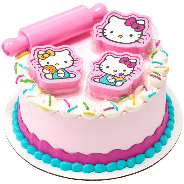 Hello Kitty Play Bake Fun! DecoSet and Edible Cake Topper Image Background