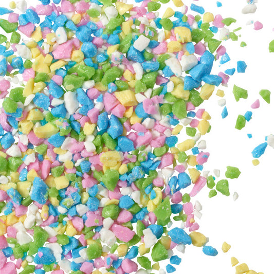 Tutti Fruitti Flavored Crunch Candy Bits Sugar Candy Decorations