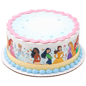 Disney Princess Ultimate Princess Edible Cake Topper Image Strips