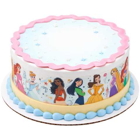 Disney Princess Ultimate Princess Edible Cake Topper Image Strips